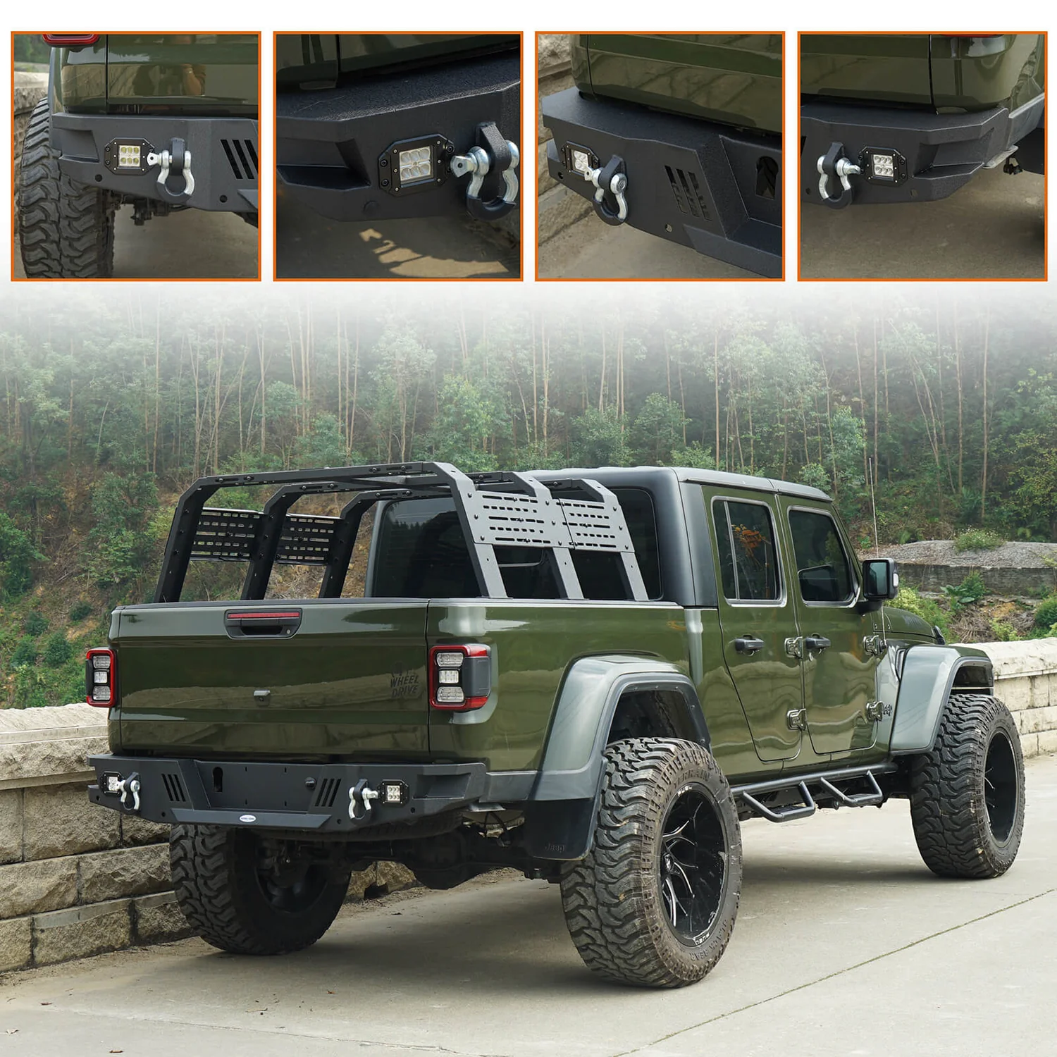 Jeep Gladiator Rear Bumper Aftermarket Replacement (20-23 JT) - Image 7