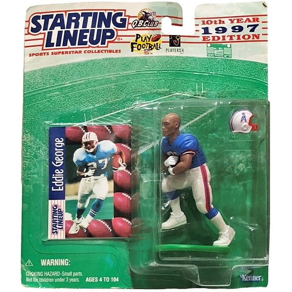 1997 edition starting Lineup on sale football players with card