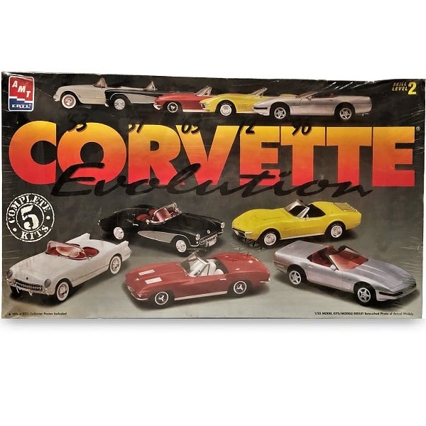 5 AMT Ertl Corvette Model Kits CollectiblesAndMoreInStore