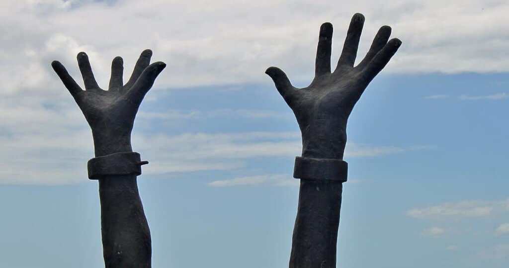 Memorial to enslaved people