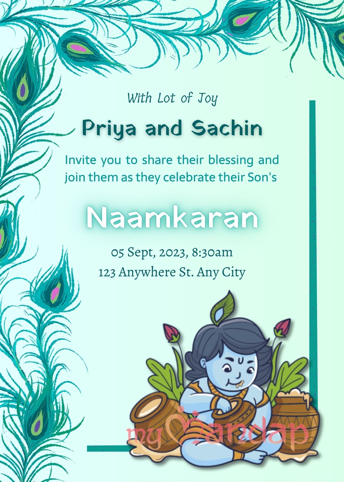 Krishna Naming Ceremony