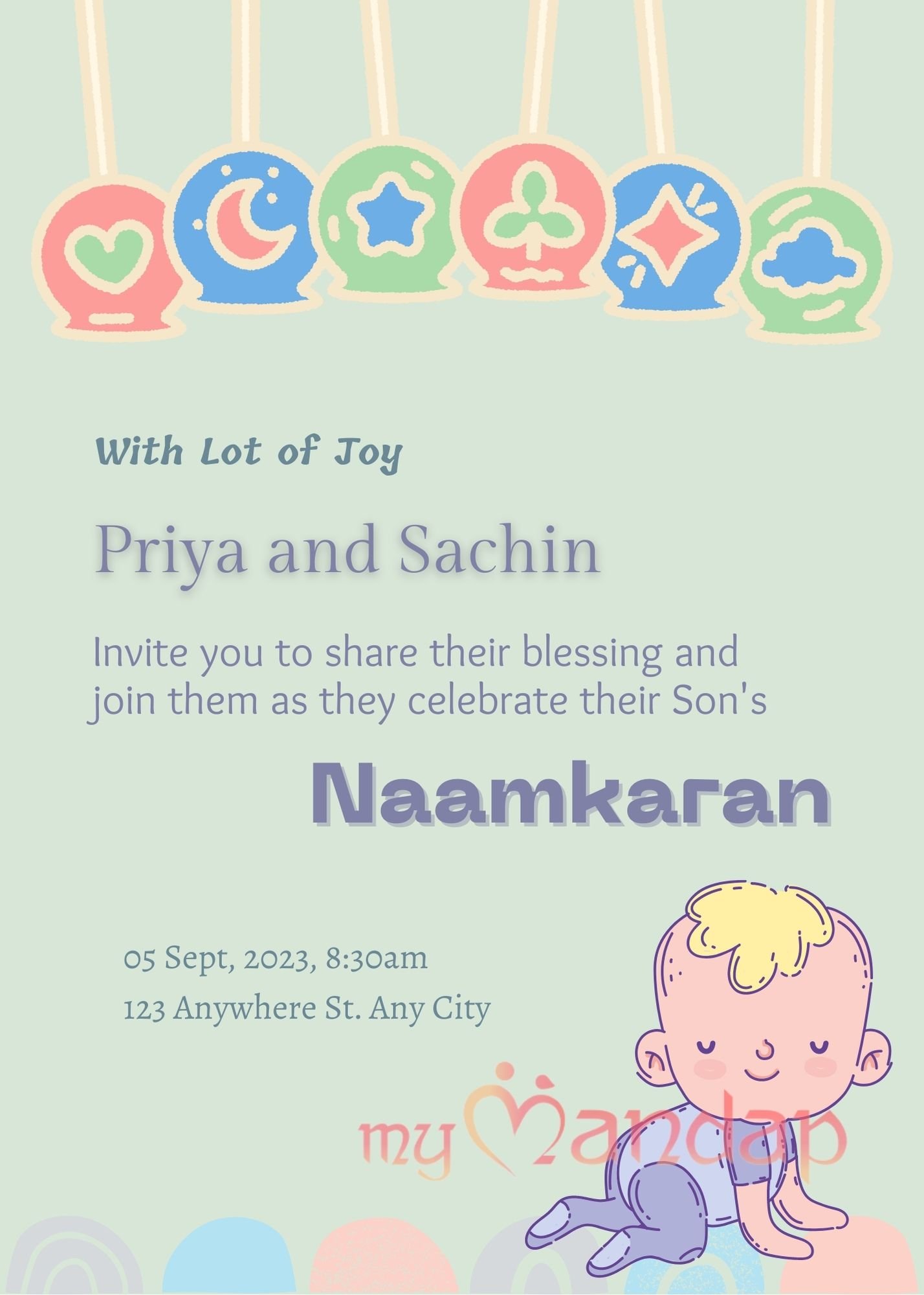 Invitation Card namkaran