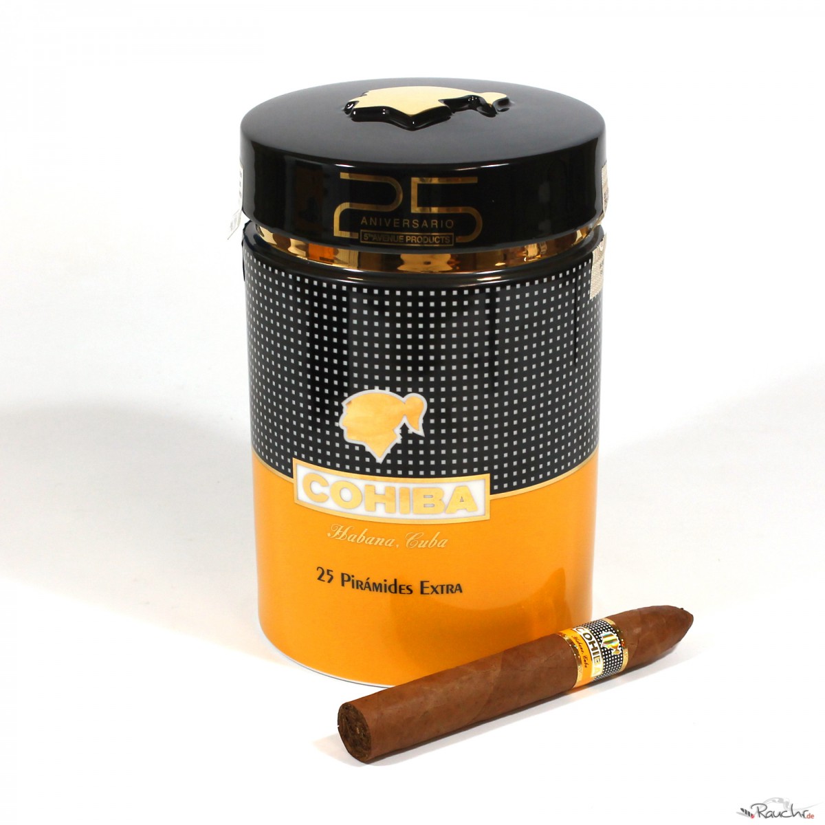 Ceramic Jar Cohiba Piramides EXTRA