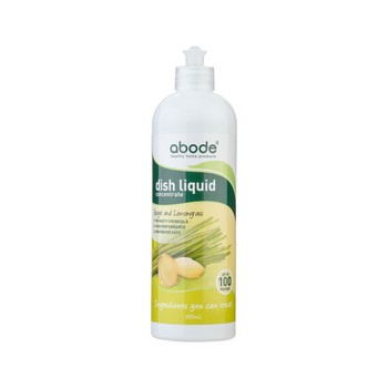 abode dishwashing liquid ginger & lemongrass 500ml