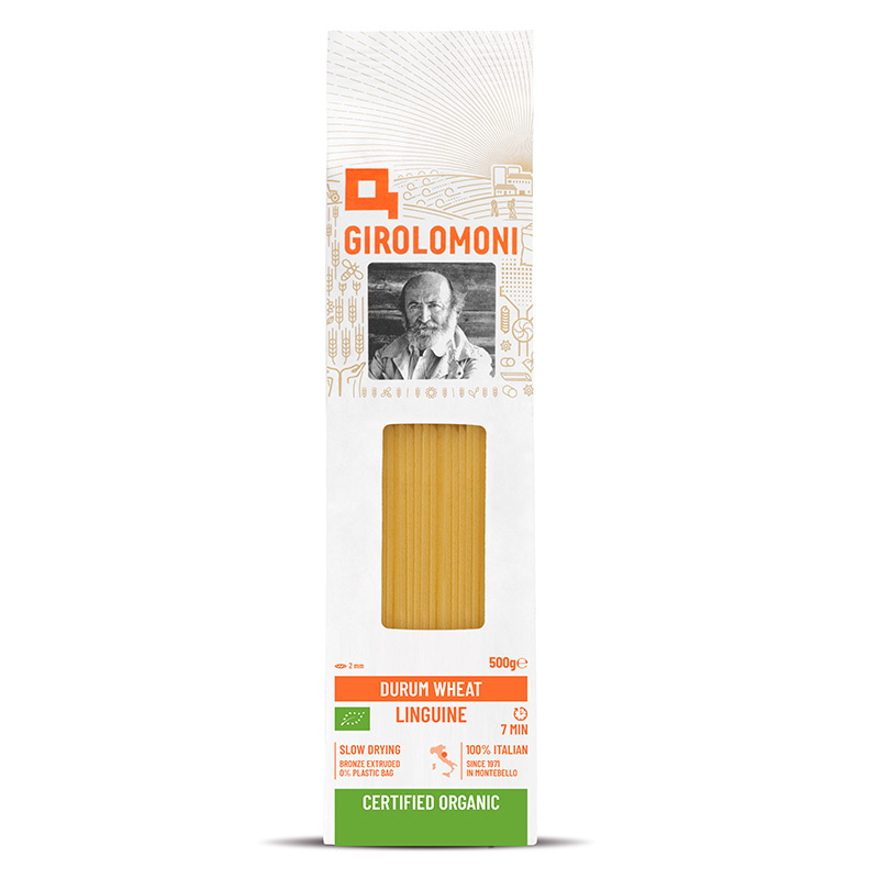 girolomoni organic durum wheat semolina linguine 500g