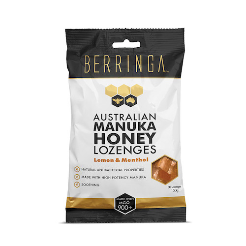 berringa aust manuka honey lozenges lemon menthol x30pk 150g.jpeg