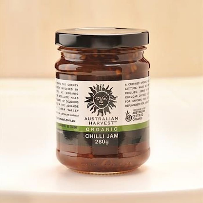 australian harvest organic chilli jam 280g