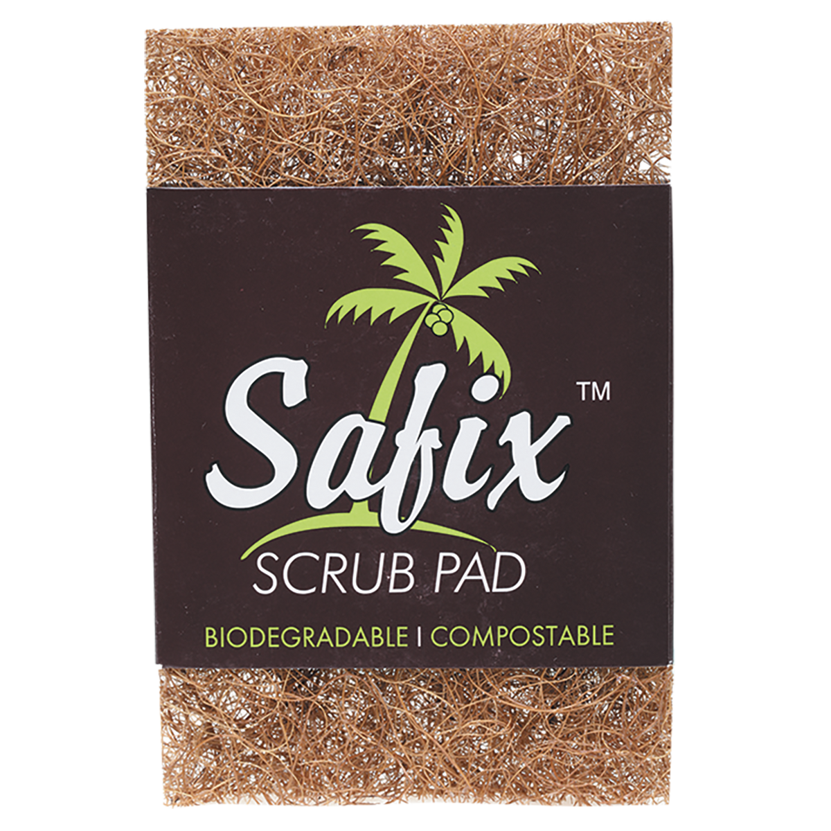 safix coconut fibre scrub pad large