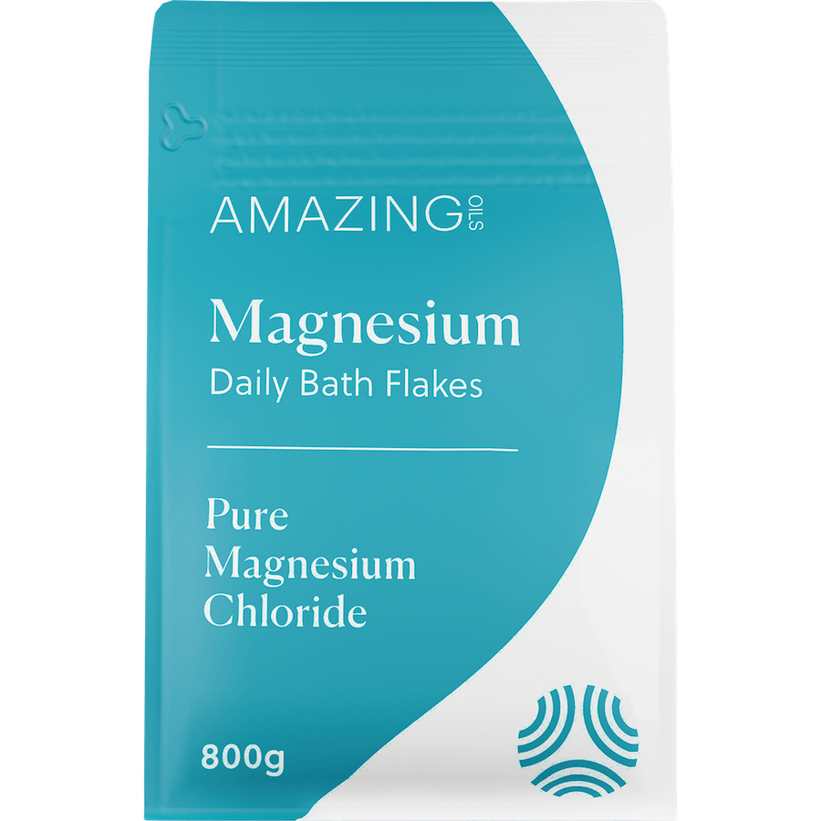 amazing oils magnesium daily bath flakes 800g