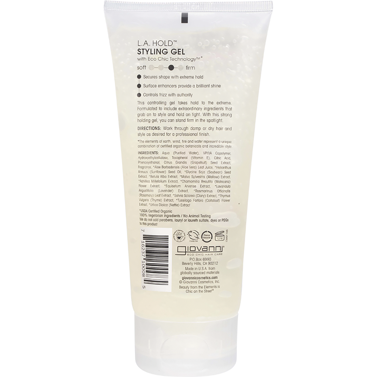 giovanni la natural styling gel 200ml