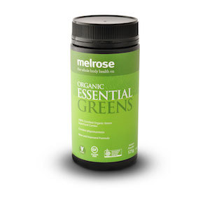 melrose essential greens organic 120g