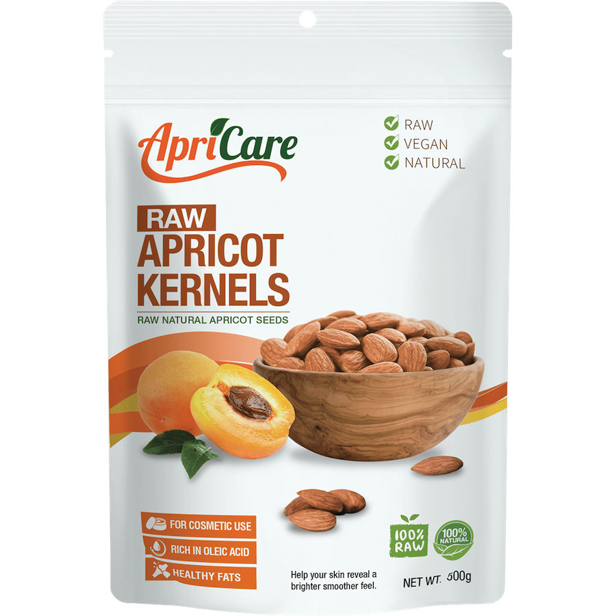 apricare apricot kernels raw australian 500g