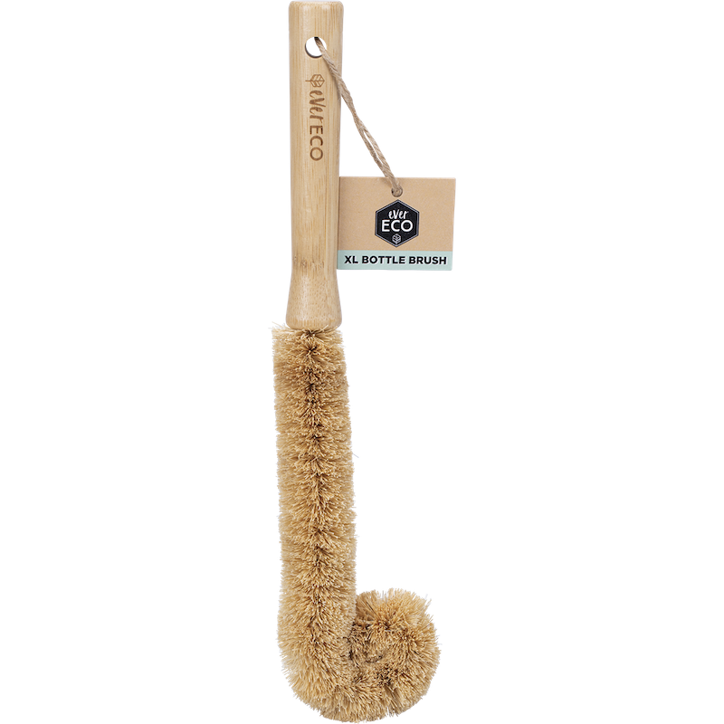 ever eco bottle brush beech wood handle and sisal bristles