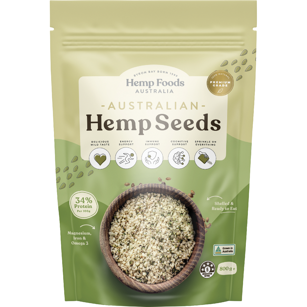 essential hemp australian hemp seeds 800g