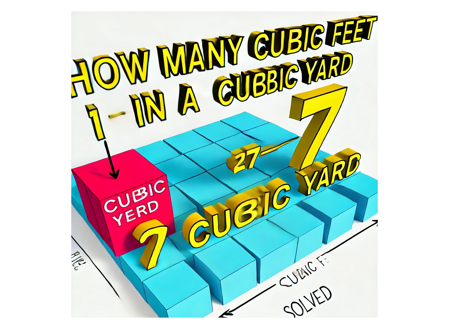 How Many Cubic Feet in a Cubic Yard [Solved]