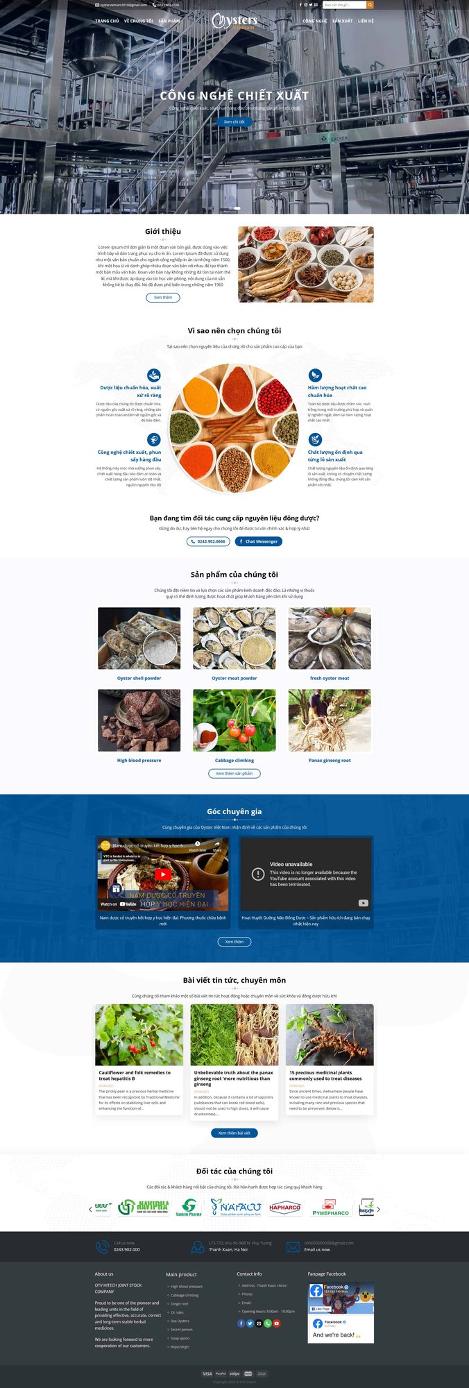 Theme wordpress thực phẩm chức năng 7