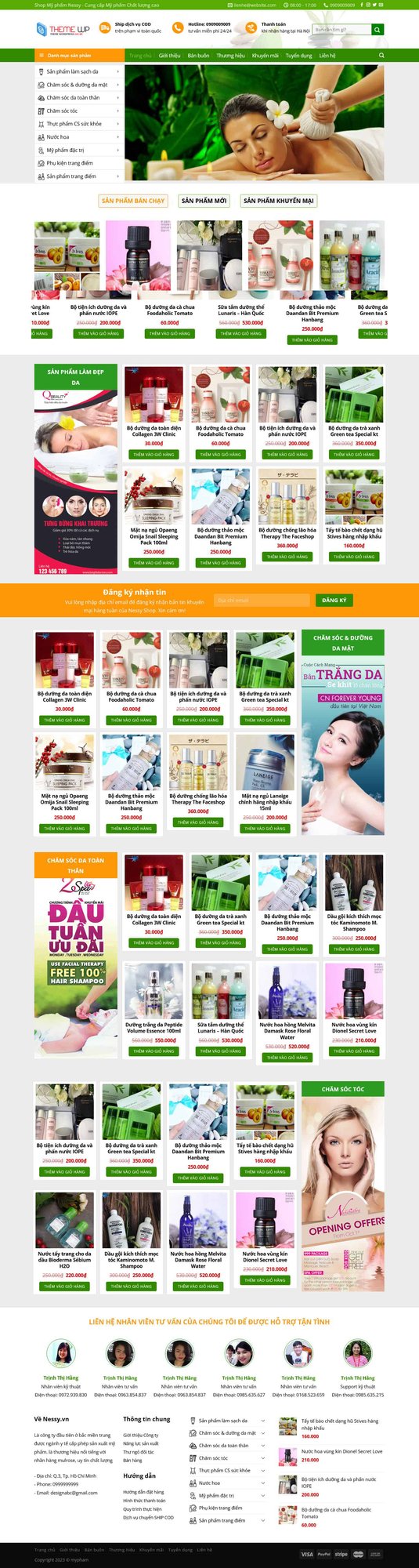 Theme wordpress shop mỹ phẩm 3