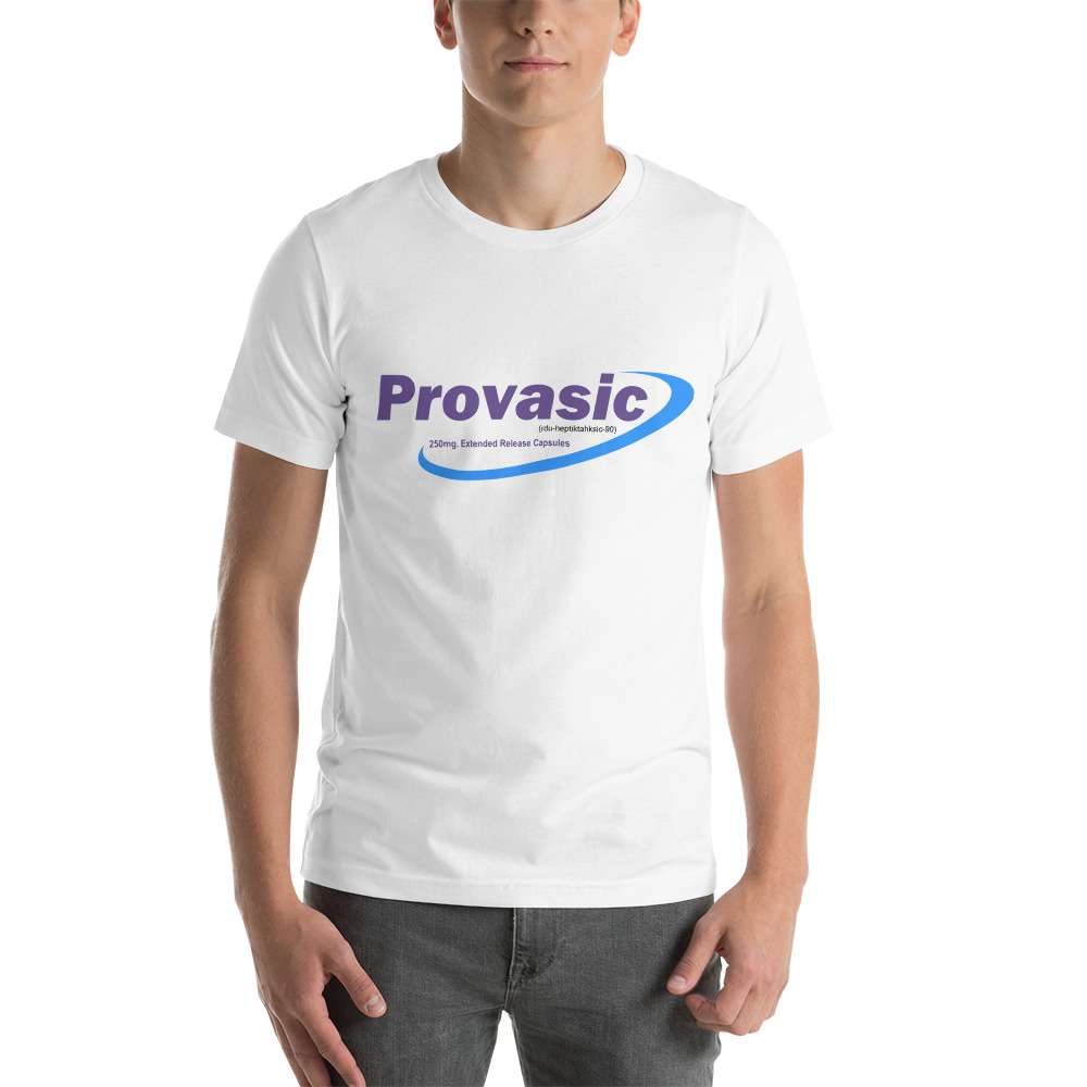 Provasic Logo Tee Shirt, FDA Banned Edition (WHITE) - Image 7