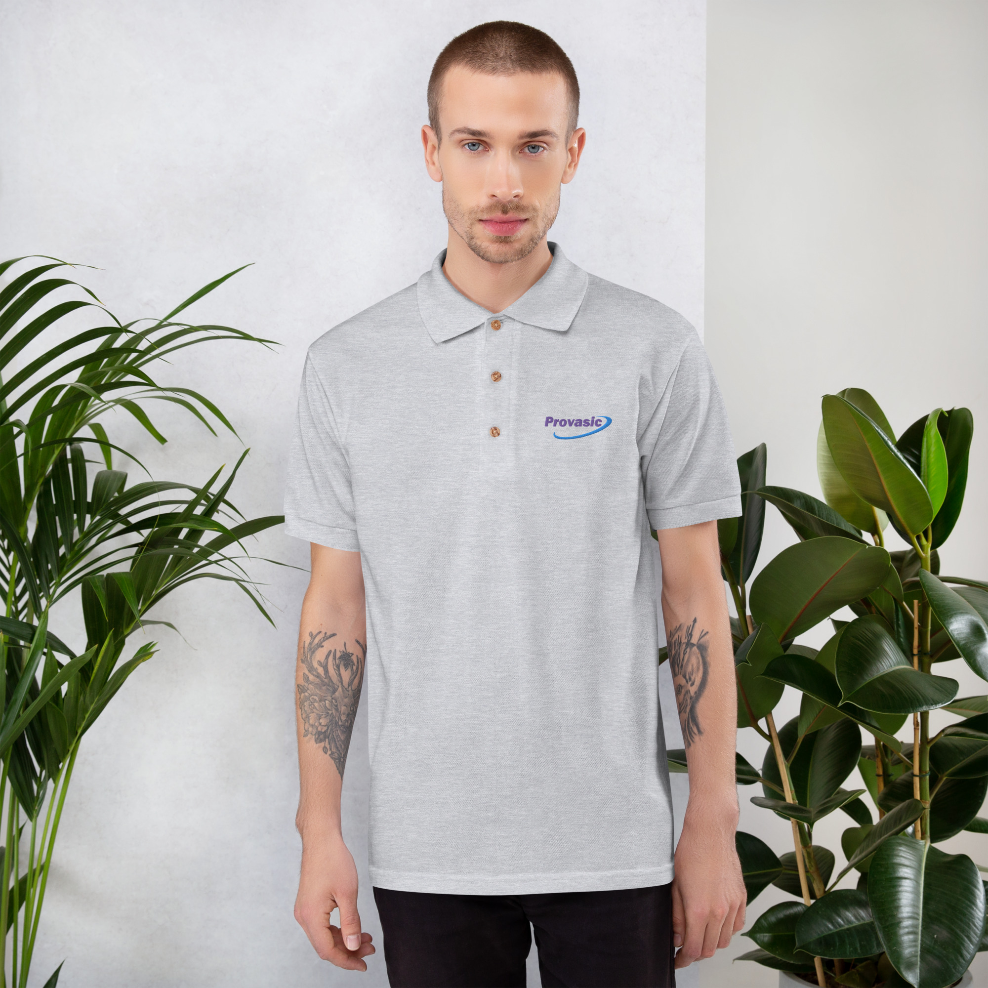 Provasic Logo Embroidered Polo Shirt - Image 7