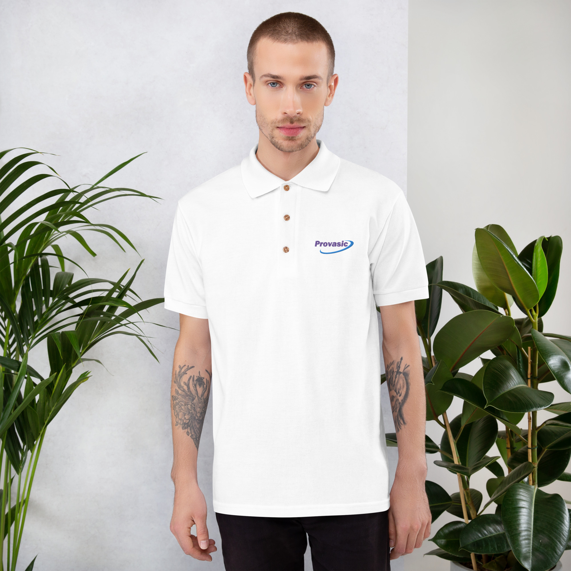 Provasic Logo Embroidered Polo Shirt - Image 8