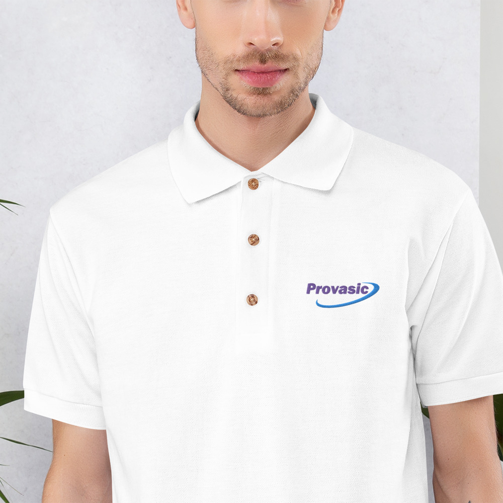 Provasic Logo Embroidered Polo Shirt