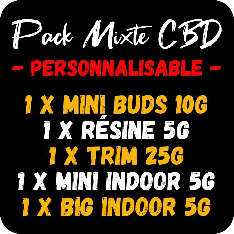 pack cbd personnalisable mixte