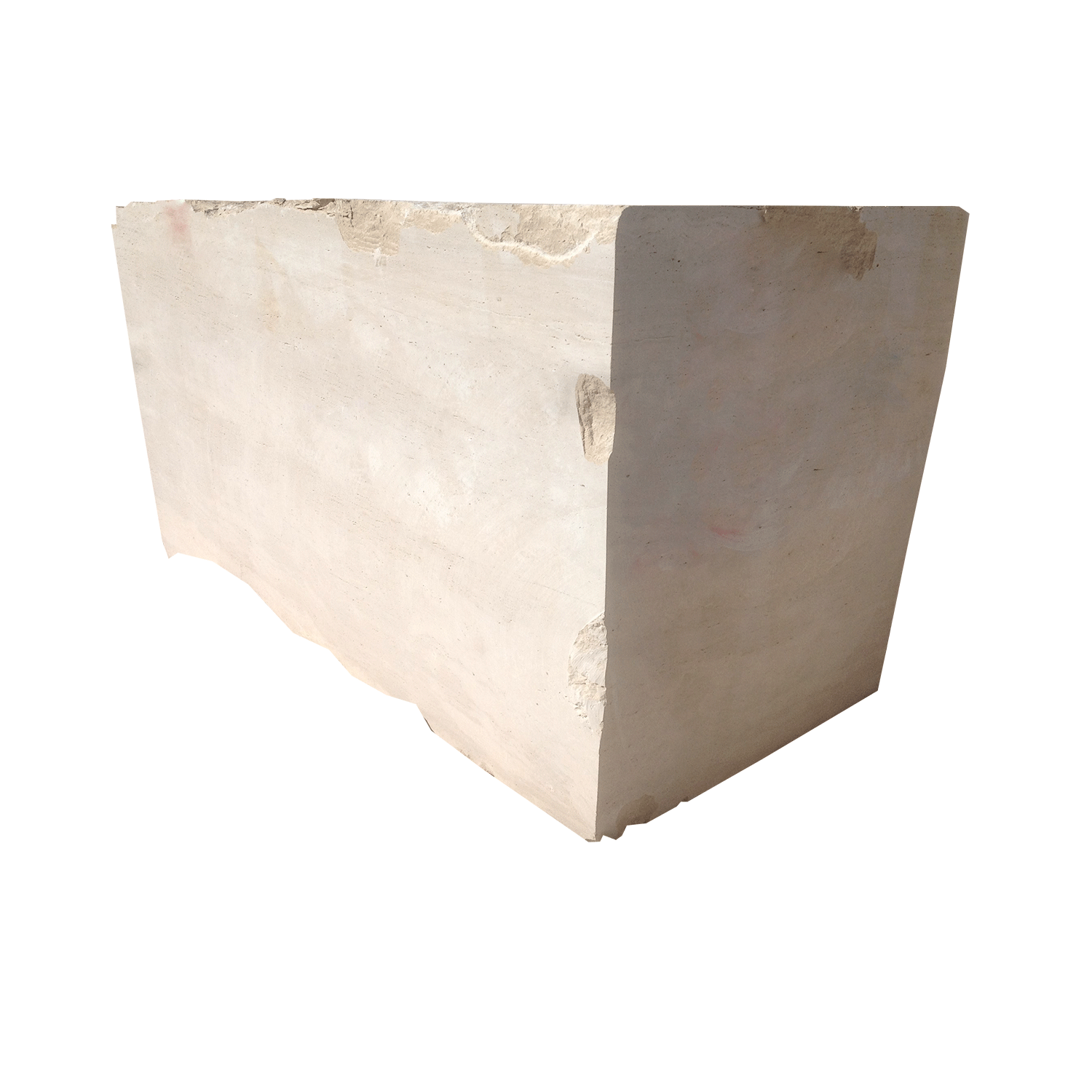 White Travertine Block