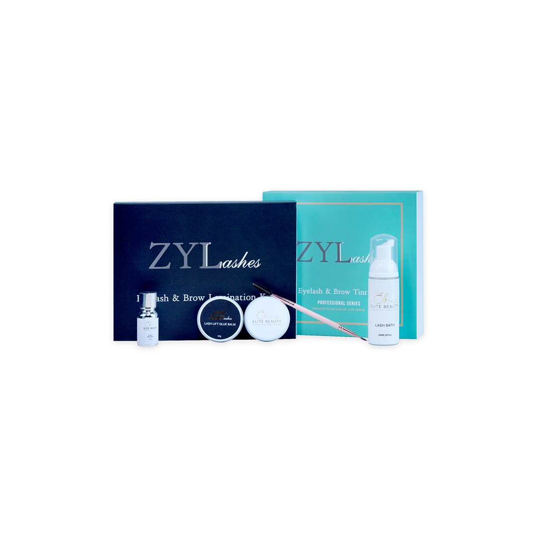 ZYL lashes Lash and Brow Lamination and Tinting full set