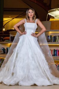 Kara | Square Neckline Wedding Dress