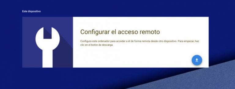 Acceso remoto Google Chrome