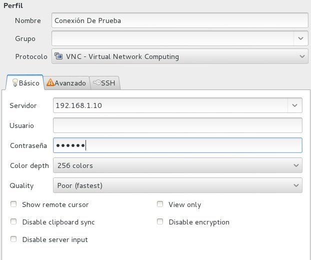 Conectar con Remmina