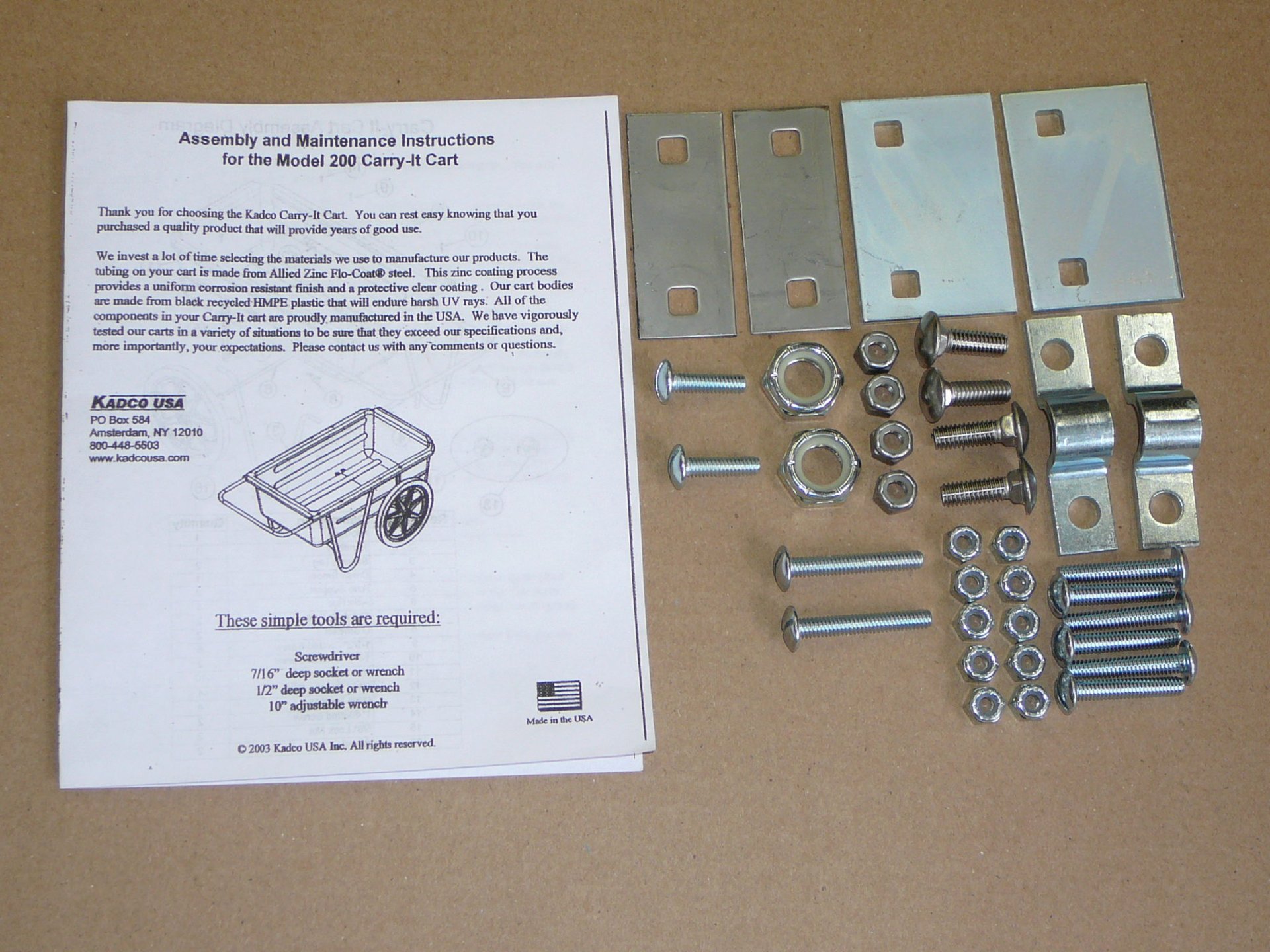 200-092 Hardware Pack for P, PR, P-1, L