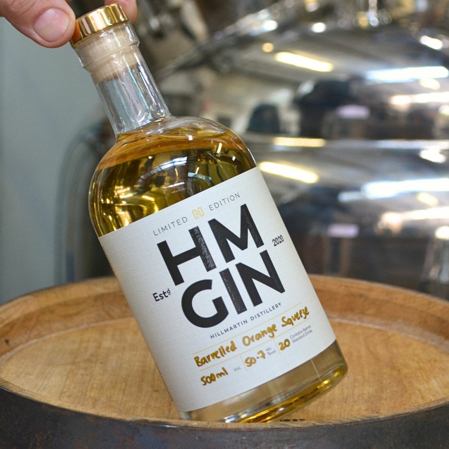 HM Barreled Orange Squeeze Gin