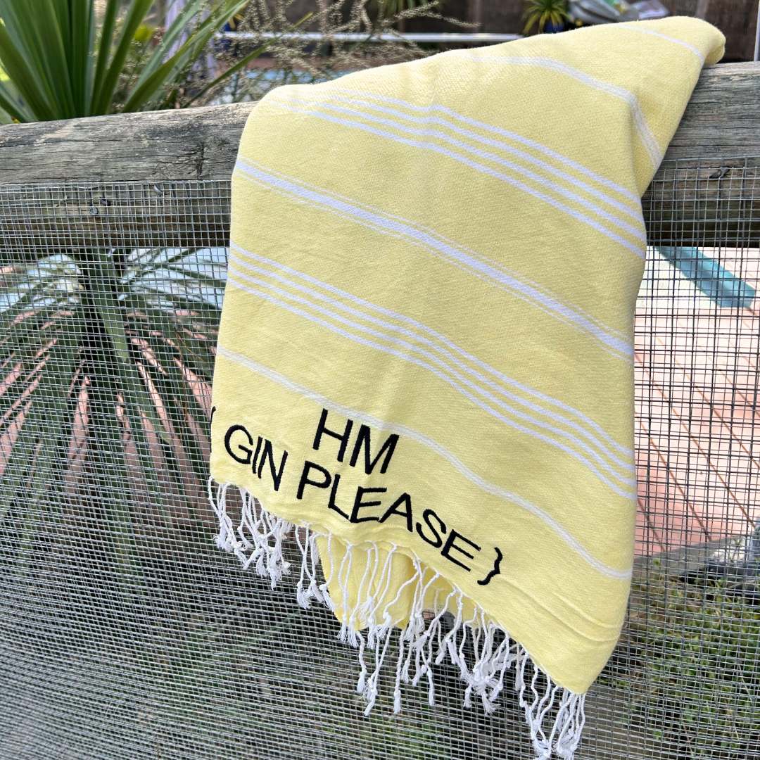 HM Gin Turkish Towel