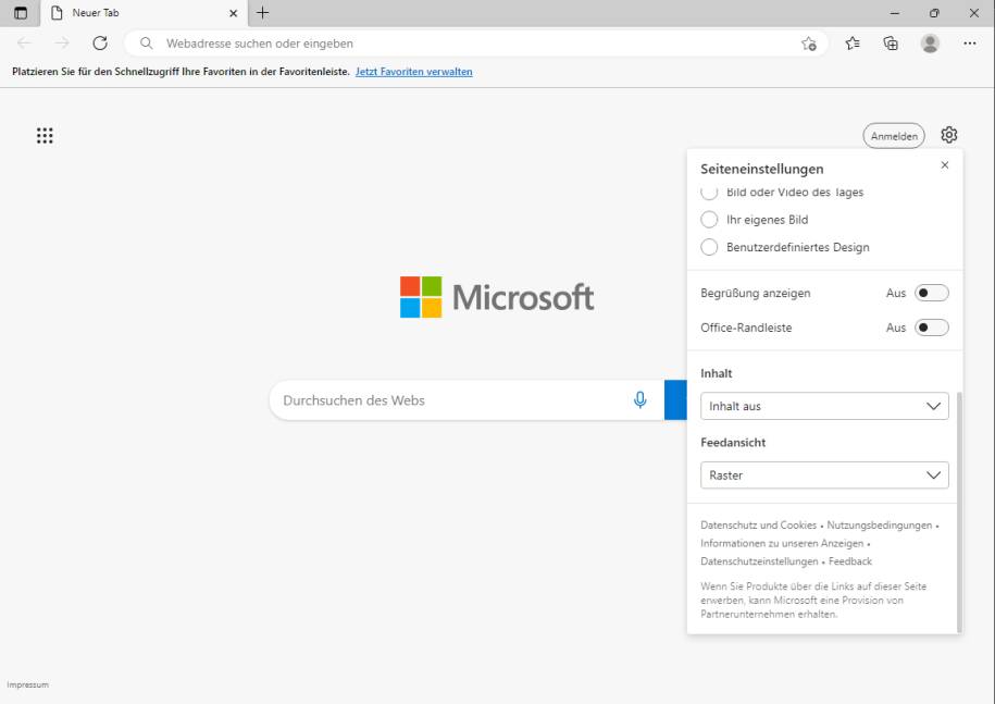 Bild 10: Schalten Sie den Feed in Edge aus img-11