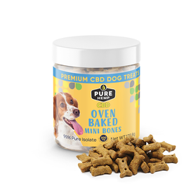 Nano CBD Dog Treats - 300mg Oven Baked Bones Mini