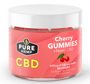 CBD Gummies - Cherry Squares 600mg