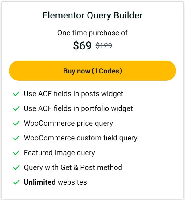 Elementor Query Builder Lifetime Deal: Unlock Unlimited Potential