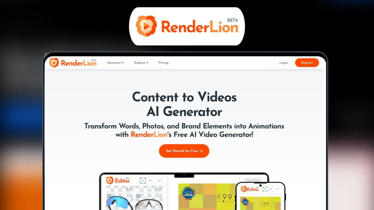 Renderlion Lifetime Deal Image