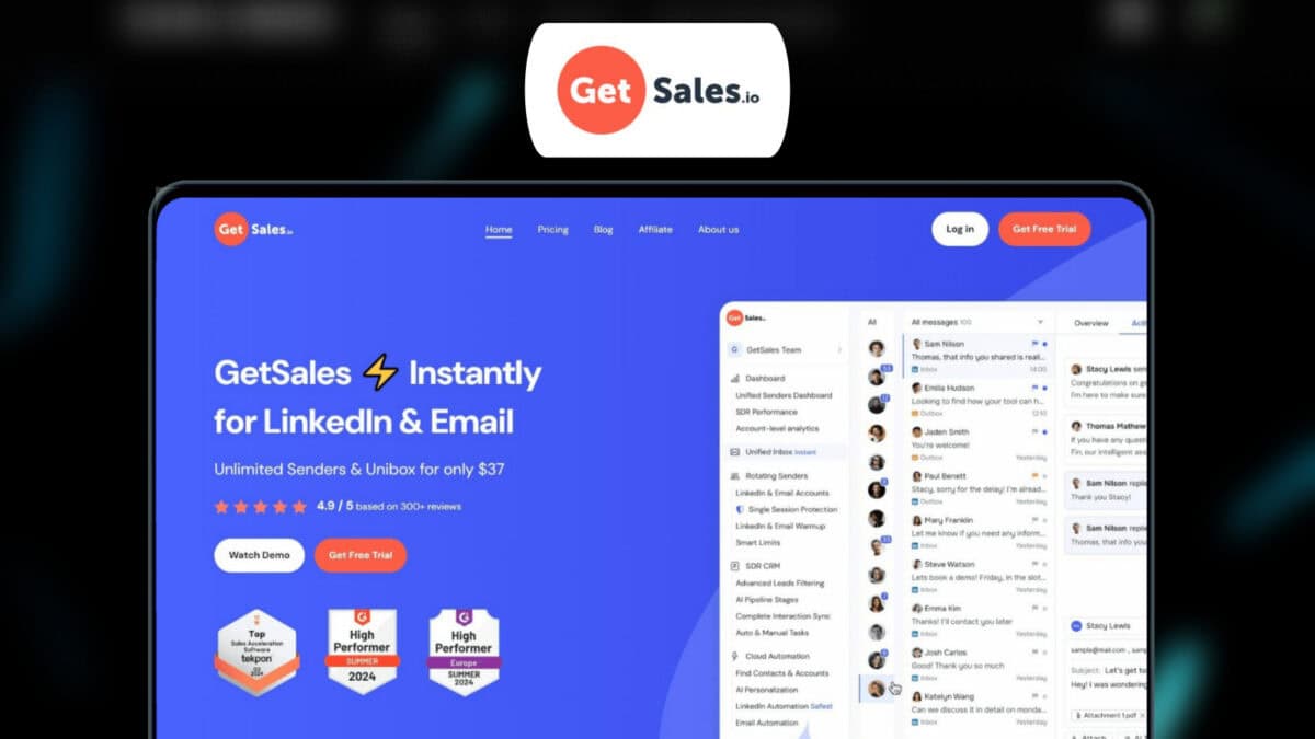 Getsales Lifetime Deal Image