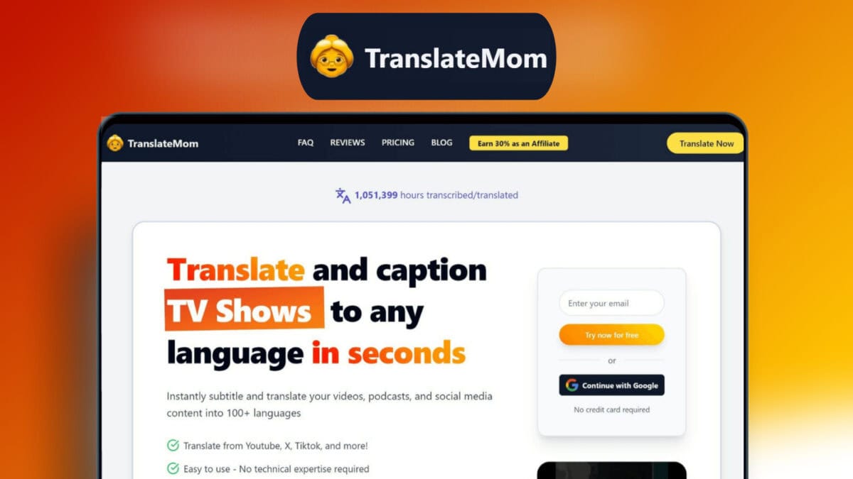 Translatemom Lifetime Deal  