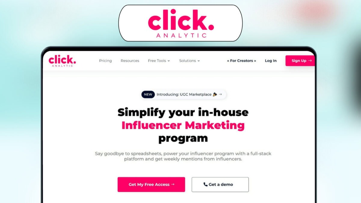 Click Analytic Lifetime Deal Image