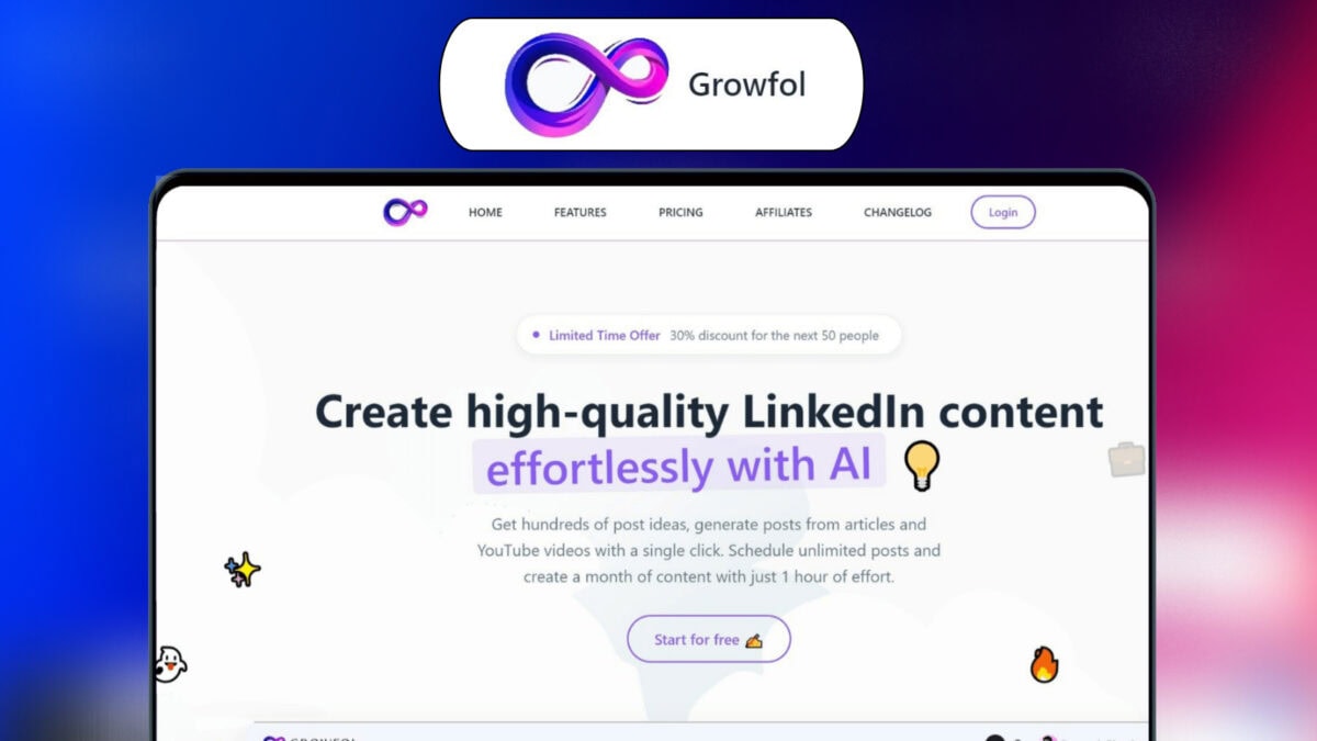 Growfol Lifetime Deal Image