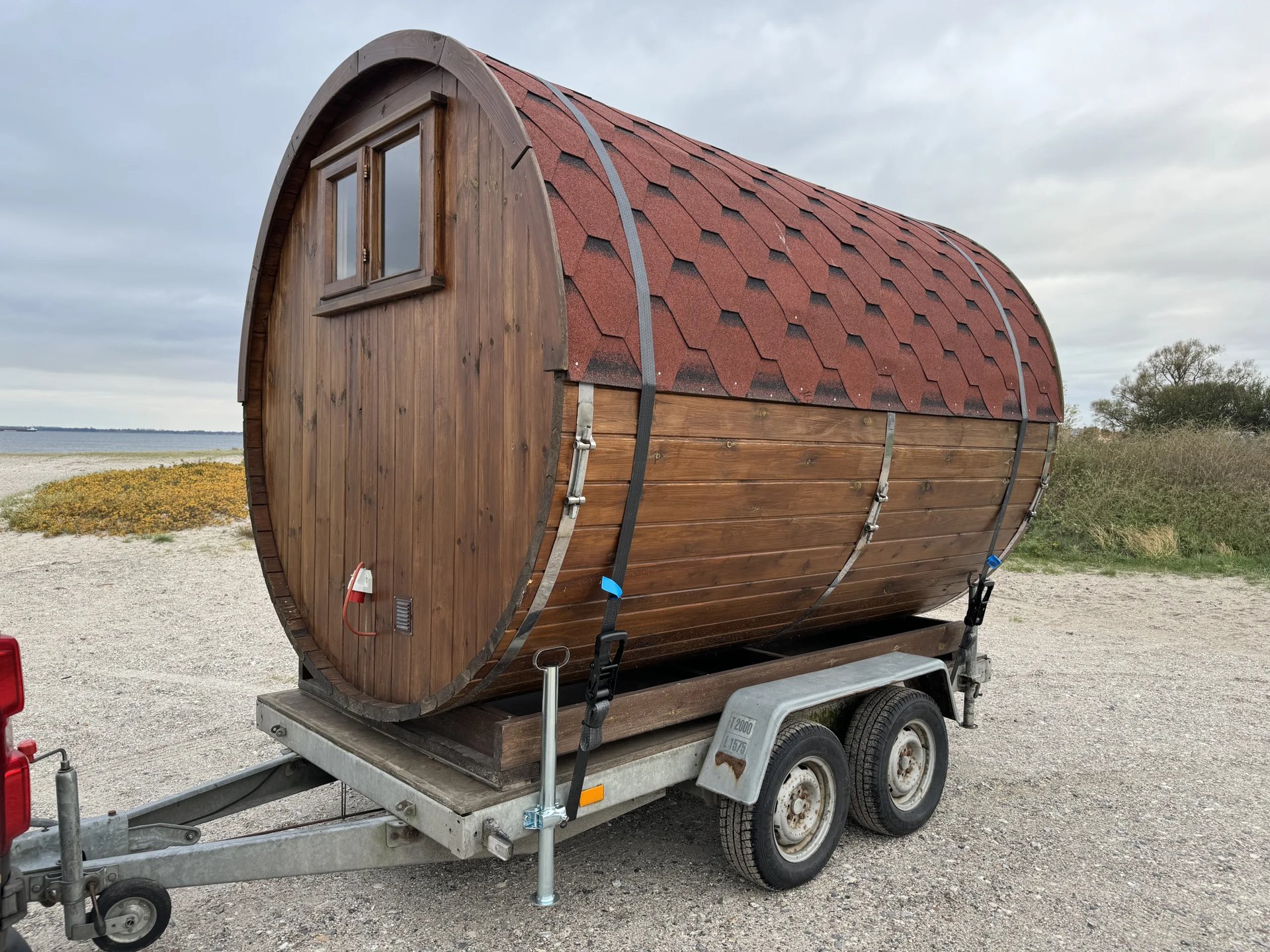 Langtidsleje af mobilsauna til wellnessoplevelse ved hjemmet