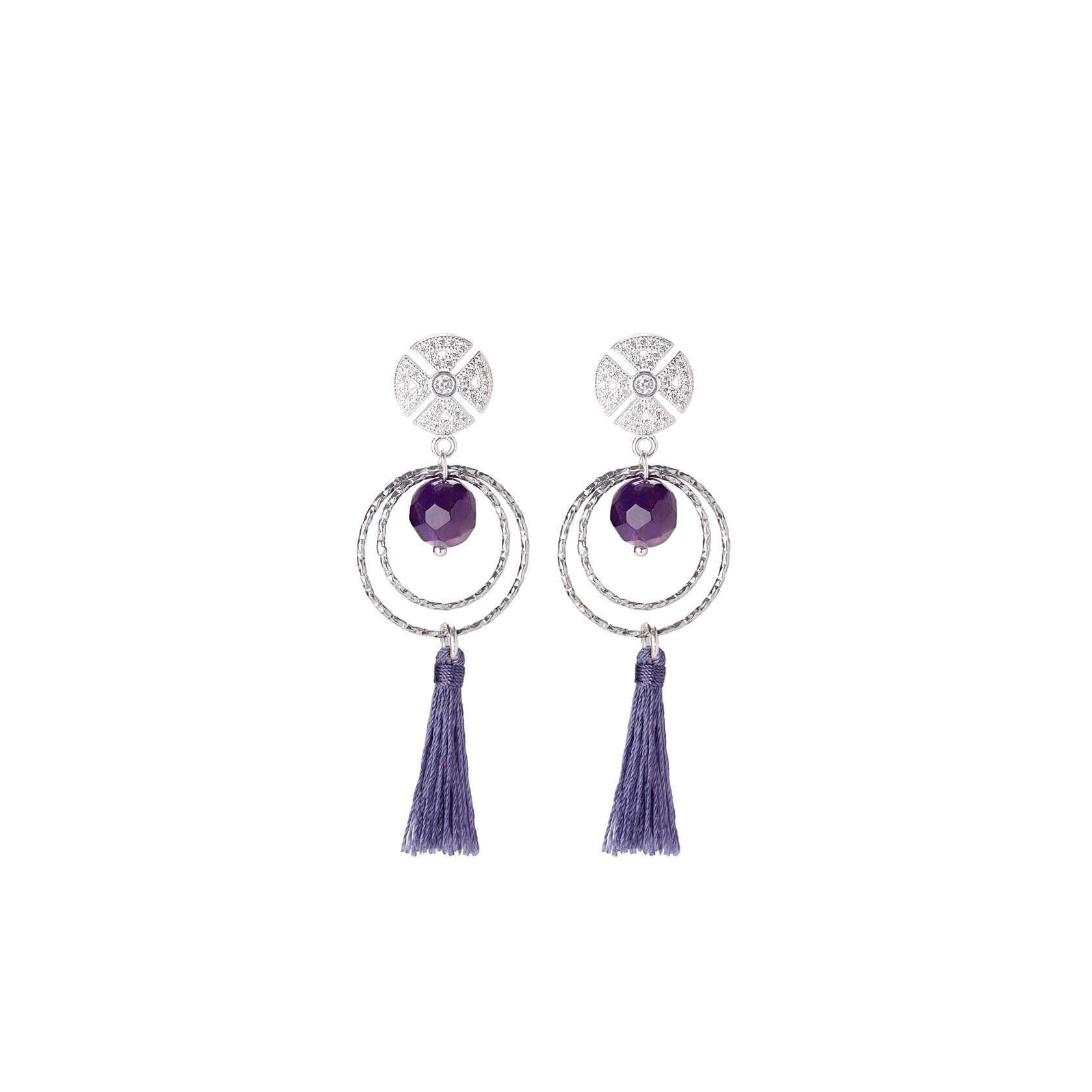 Amethyst earrings