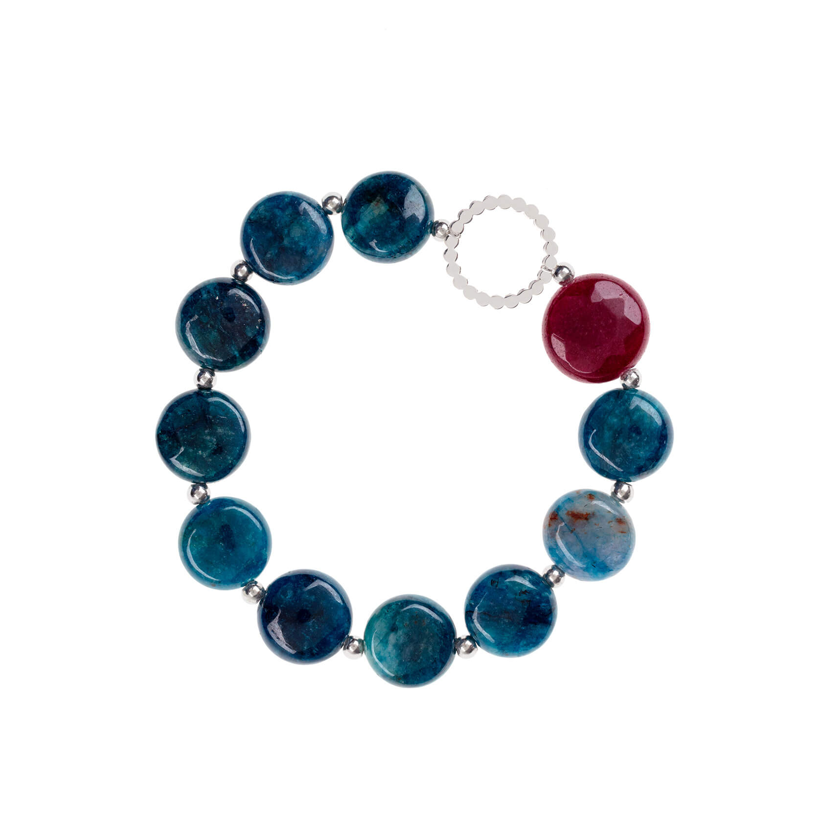 pulsera de apatito azul