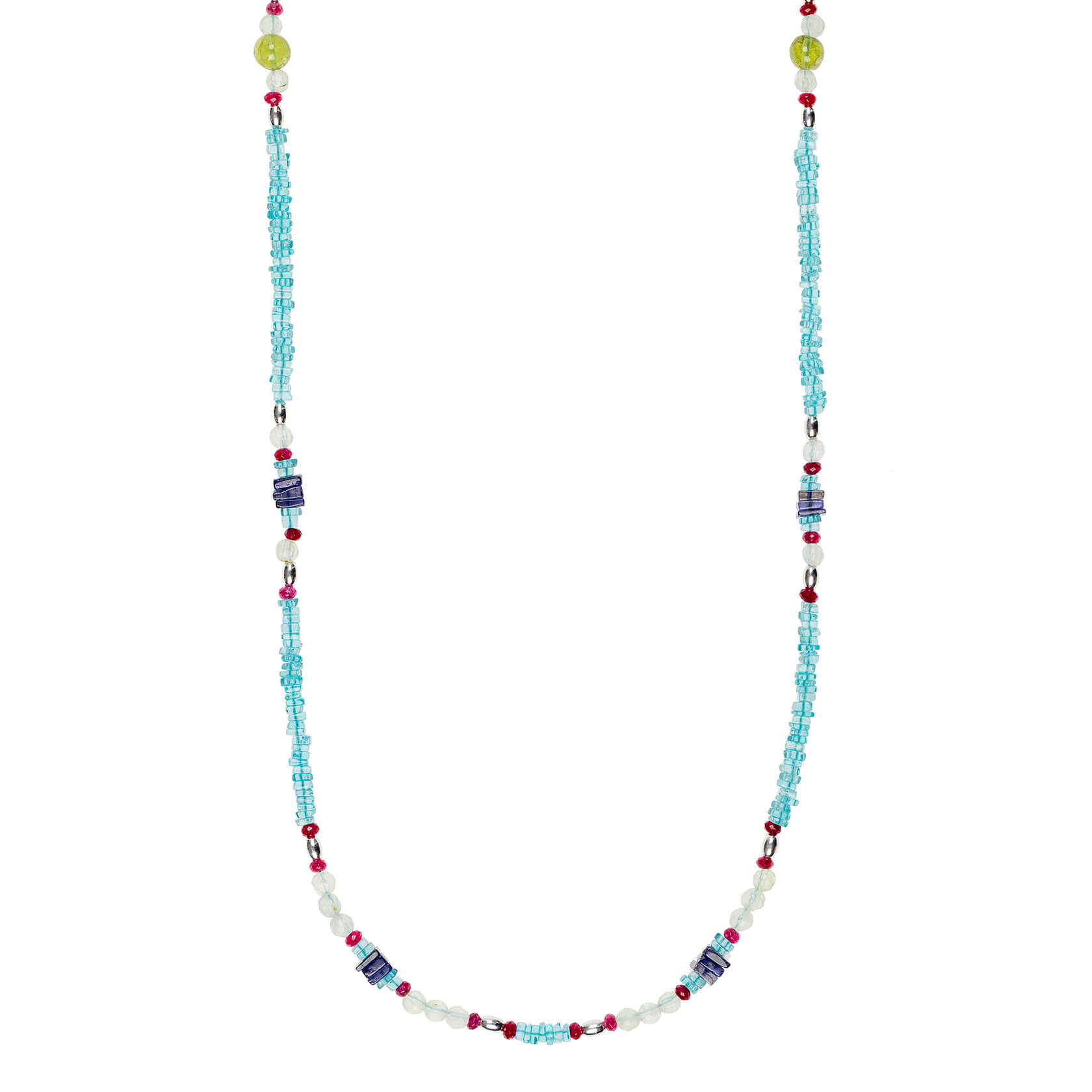 Apatite long necklace