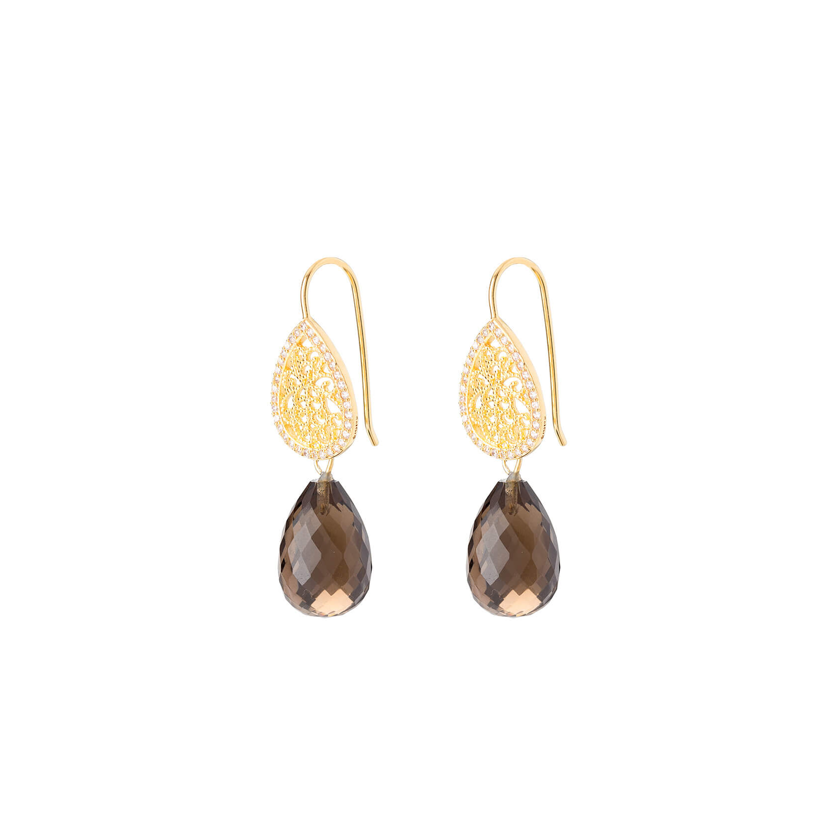 Smokey quartz earrings Marybola