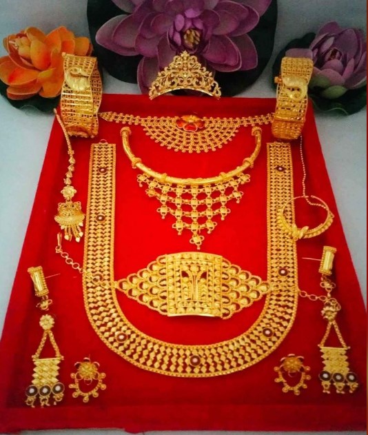 Bridal Full Combo Jewellery Set For Bride