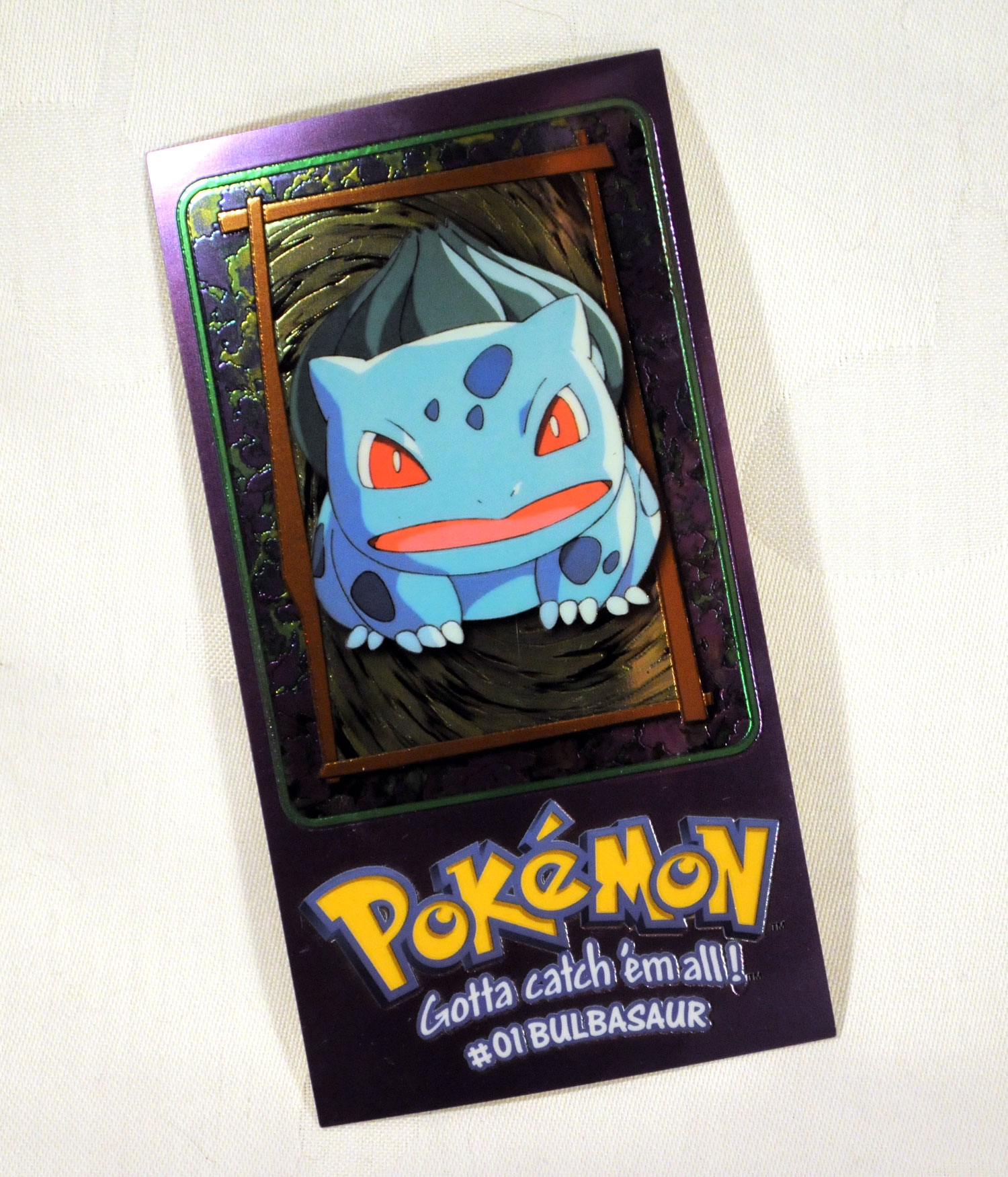 bulbasaur mega chrome card